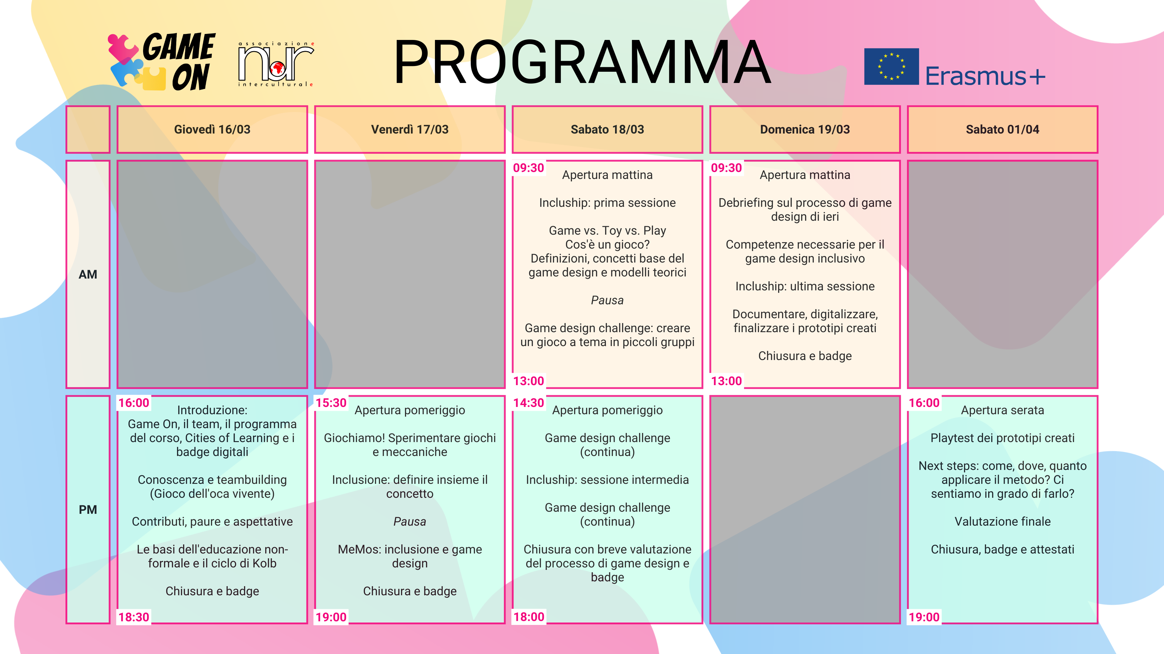 Programma del corso